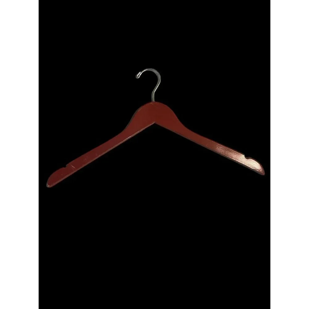 Dark Brown Wood Hard Durable Hangers